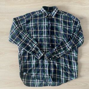 Men's Plaid Ralph Lauren Button-Down Ralph Shirt Size L